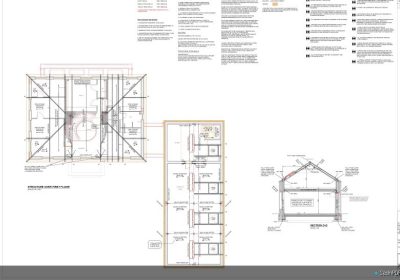 Structure Over First Floor – Sheet A0