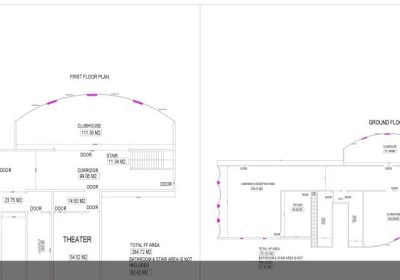 Clubhouse Architectural Drawing
